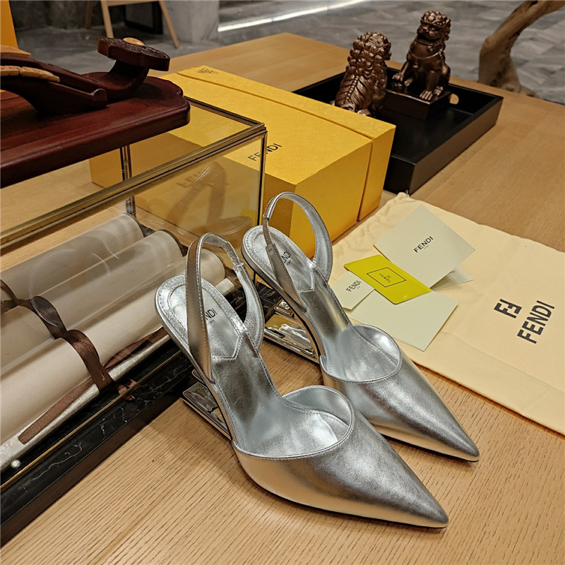 F**di strappy toe high heel sandals