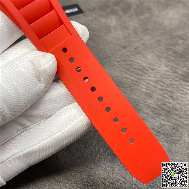 Replica Richard Mille RM35-02 1:1 Best Edition KV Factory Carbon Fiber Red Strap