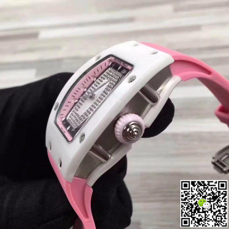 Replica Richard Mille RM07 1:1 Best Edition Swiss ETA6T51 Red Dial with D1am0nds