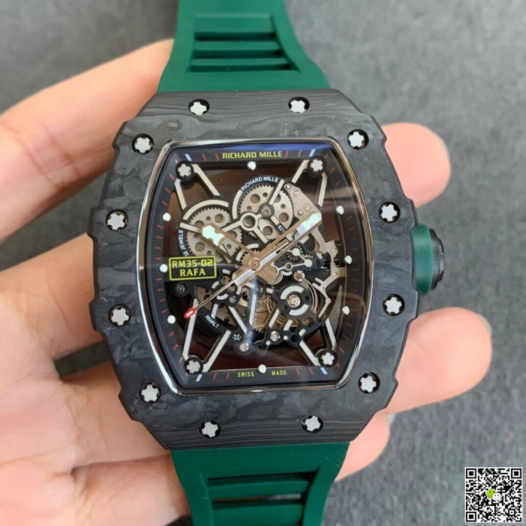 Replica Richard Mille RM035-02 1:1 Best Edition KV Factory V3 Green Strap