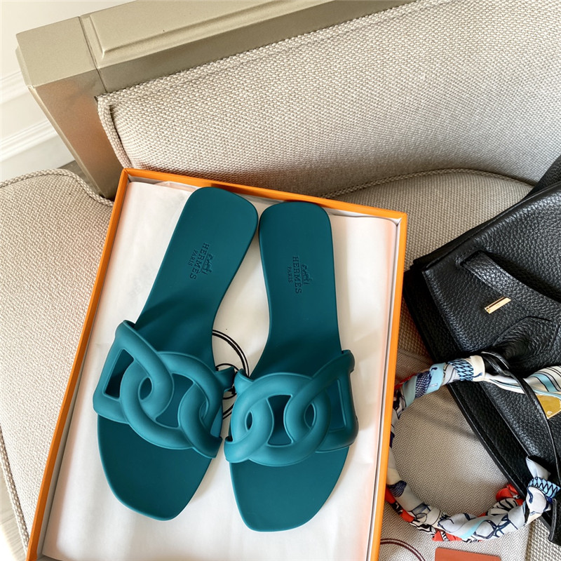 H**me5 new classic pig nose chain slippers