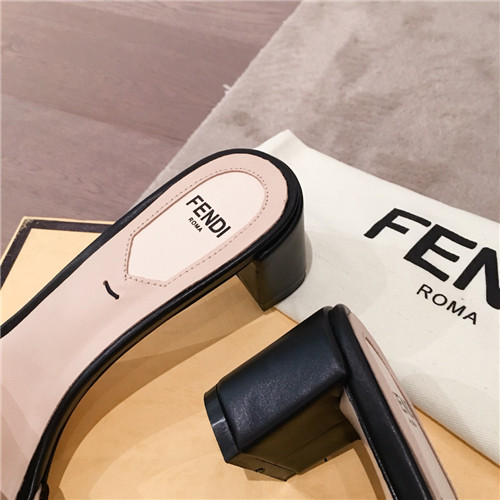 F**di thick heel sandals slippers