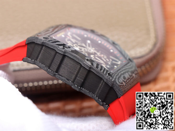 Replica Richard Mille RM35-02 1:1 Best Edition ZF Factory Red Rubber Strap