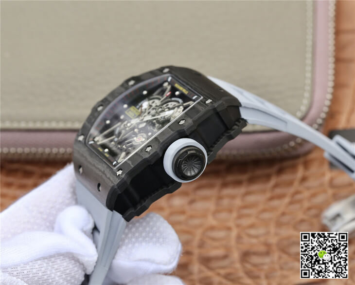 Replica Richard Mille RM-035 KV Factory 1:1 Best Edition Black Carbon Fiber