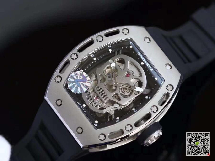 Replica Richard Mille RM052 Z Factory 1:1 Best Edition Swiss ETA6T51 Black Dial with Skull