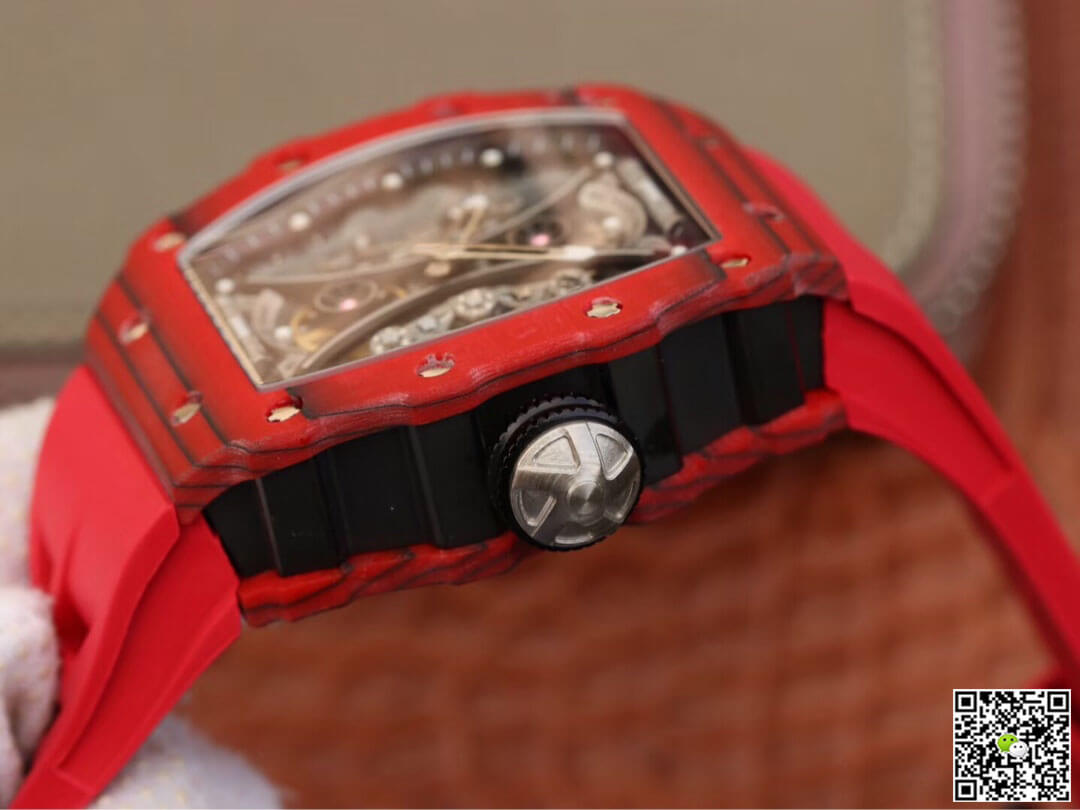 Replica Richard Mille RM53-01 1:1 Best Edition KV Factory Red TPT Carbon Fiber