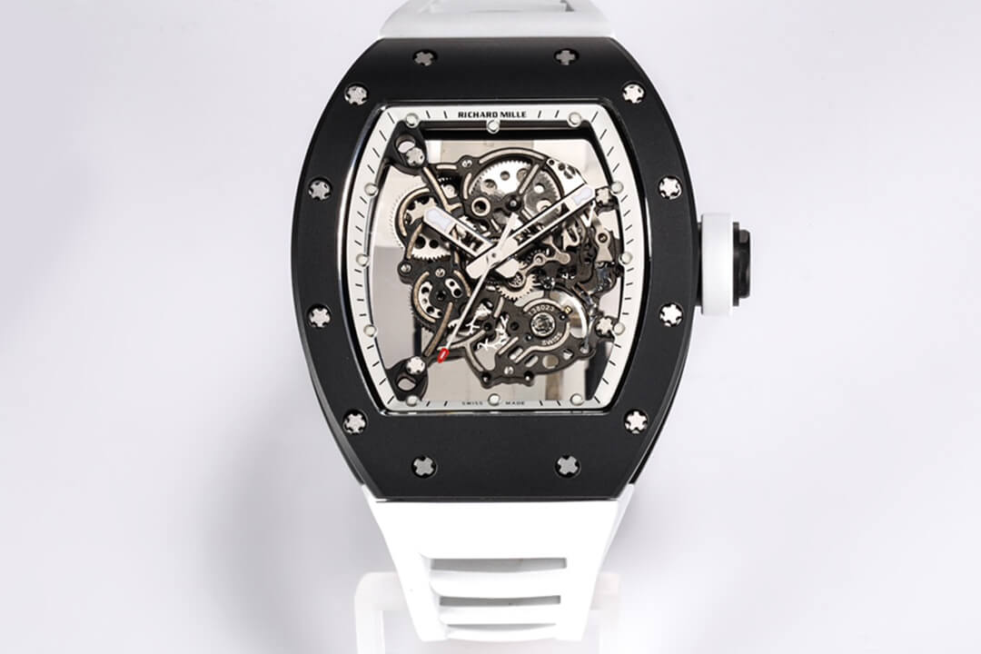 Replica Richard Mille RM-055 1:1 Best Edition BBR Factory Rubber Strap