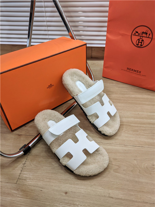 H**me5 lamb wool flat slippers