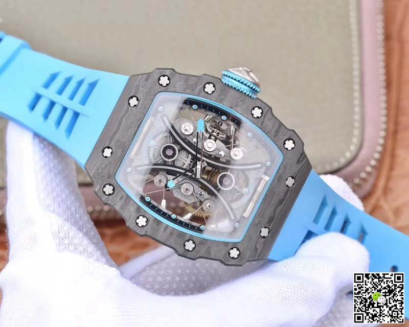 Replica Richard Mille RM53-01 1:1 Best Edition JB Factory Black Carbon Swiss Tourbillon Movement