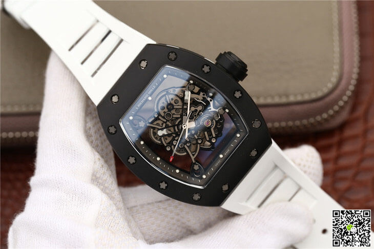 Replica Richard Mille RM055 1:1 Best Edition KV Factory Ceramic Case