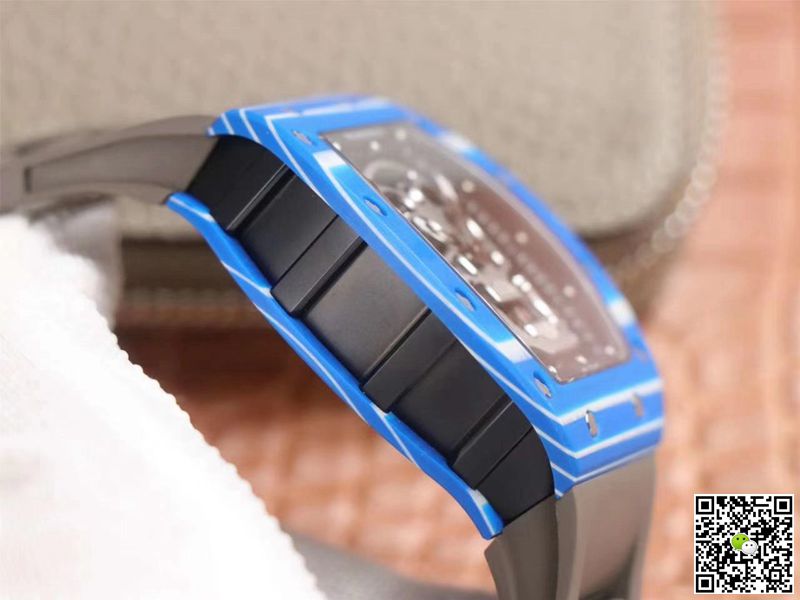 Replica Richard Mille RM052-01 1:1 Best Edition JB Factory Blue Ceramic Swiss Tourbillon