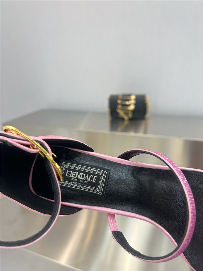 F**di joint catwalk show sandals