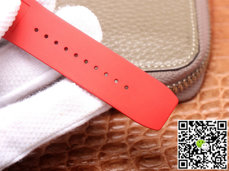 Replica Richard Mille RM35-02 1:1 Best Edition ZF Factory Red Rubber Strap