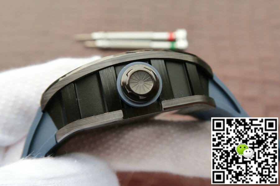 Replica Richard Mille RM055 1:1 Best Edition KV Factory Dark Blue Strap
