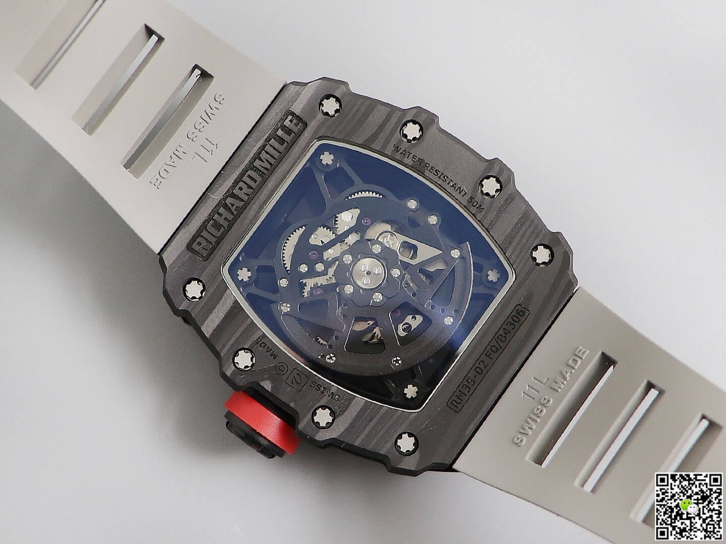 Replica Richard Mille RM035 1:1 Best Edition KV Factory V3 Black Carbon Fiber Case