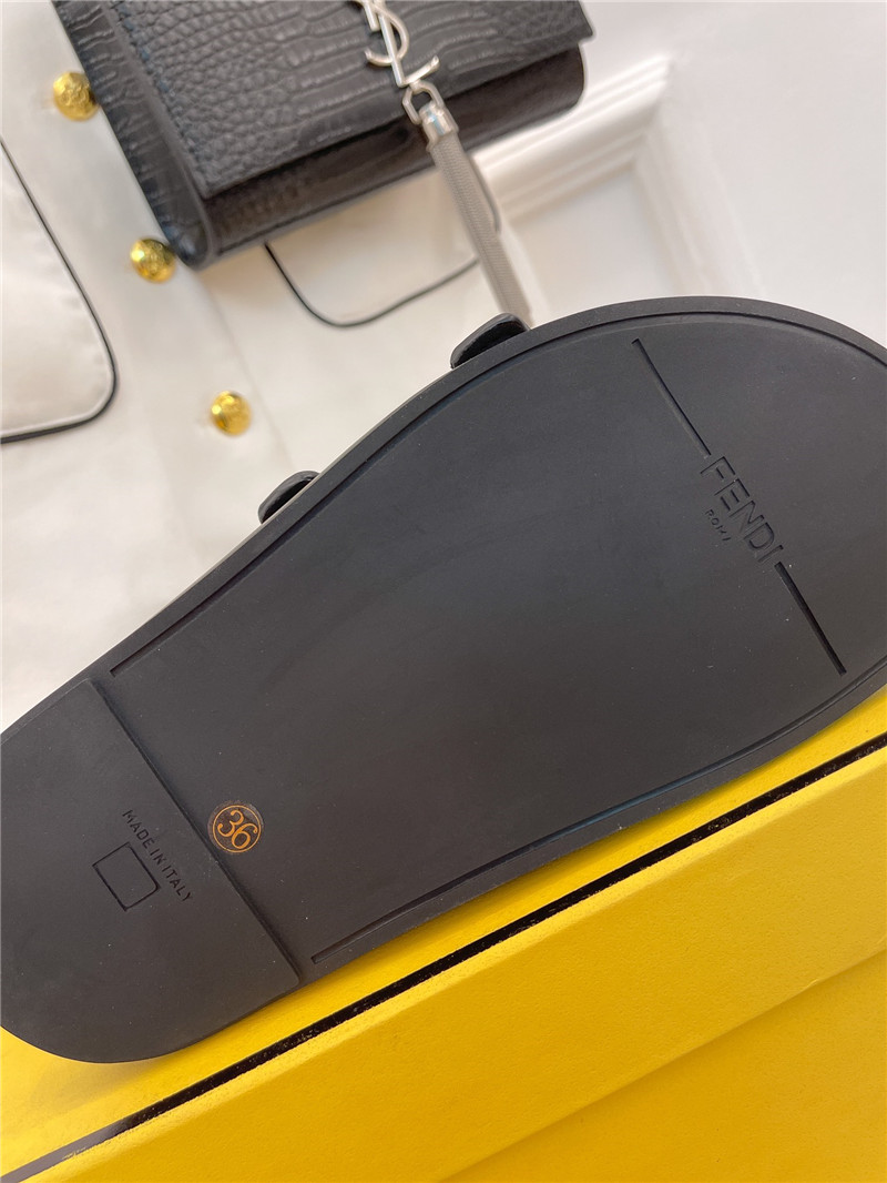 F**di ff logo plaque sandals