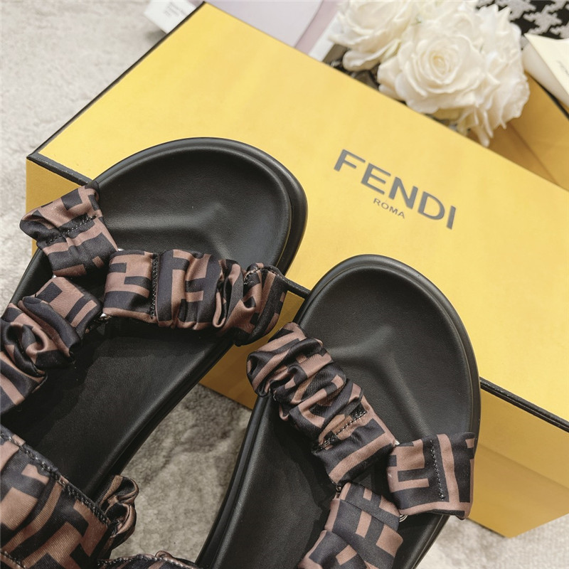 F**di letters webbing sandals