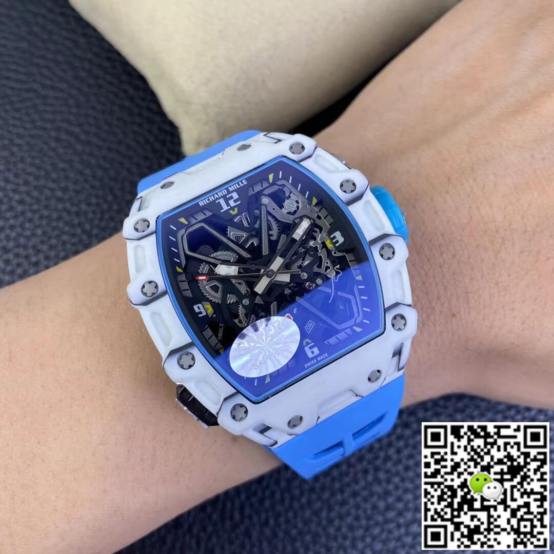 Richard Mille Replica RM35-03 1:1 Best Edition RM Factory White NTPT Carbon Fiber