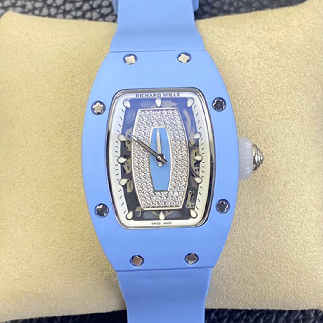 Richard Mille Replica RM 07-01 1:1 Best Edition RM Factory Blue Ceramic Case