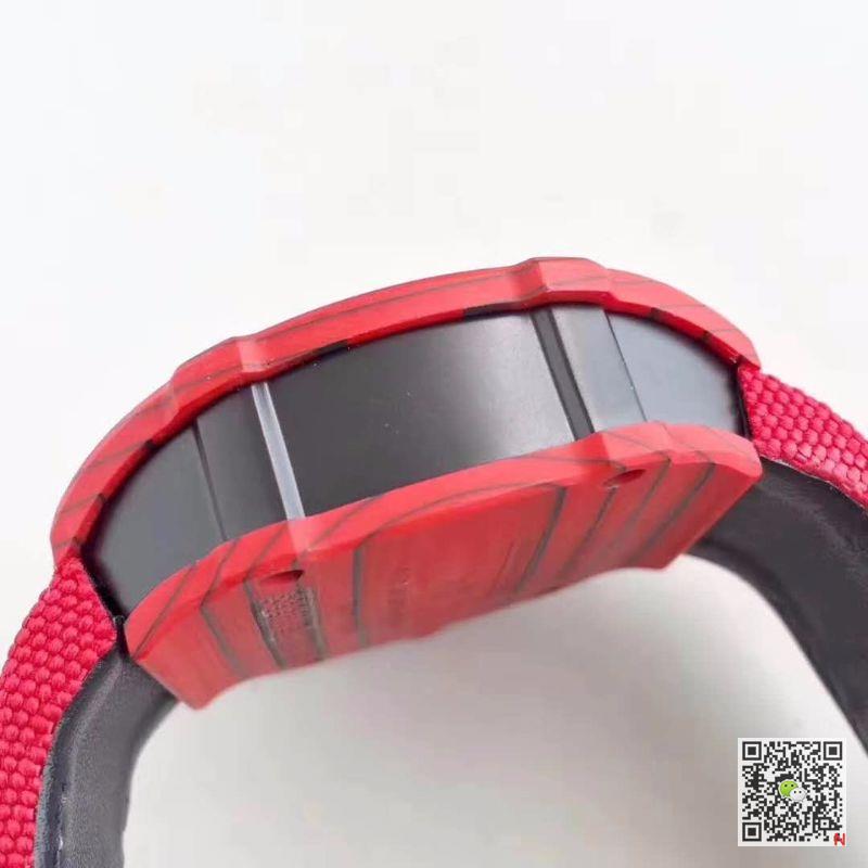 Replica Richard Mille RM27-03 KV Factory 1:1 Best Edition Swiss ETA9015 Red Forged Carbon
