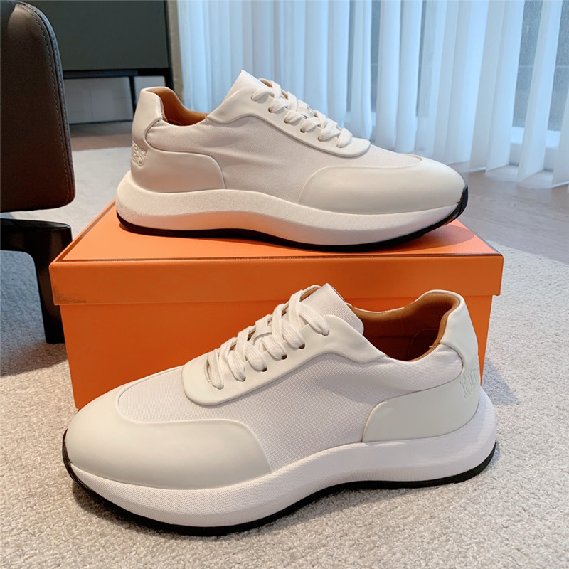 H**me5 classic look-alike British retro white shoes