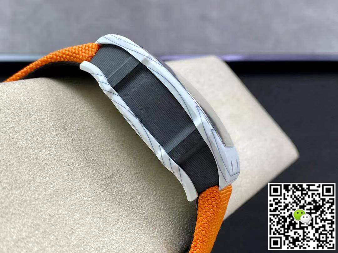 Replica Richard Mille RM27-02 1:1 Best Edition RM Factory Skeleton Tourbillon Orange Strap