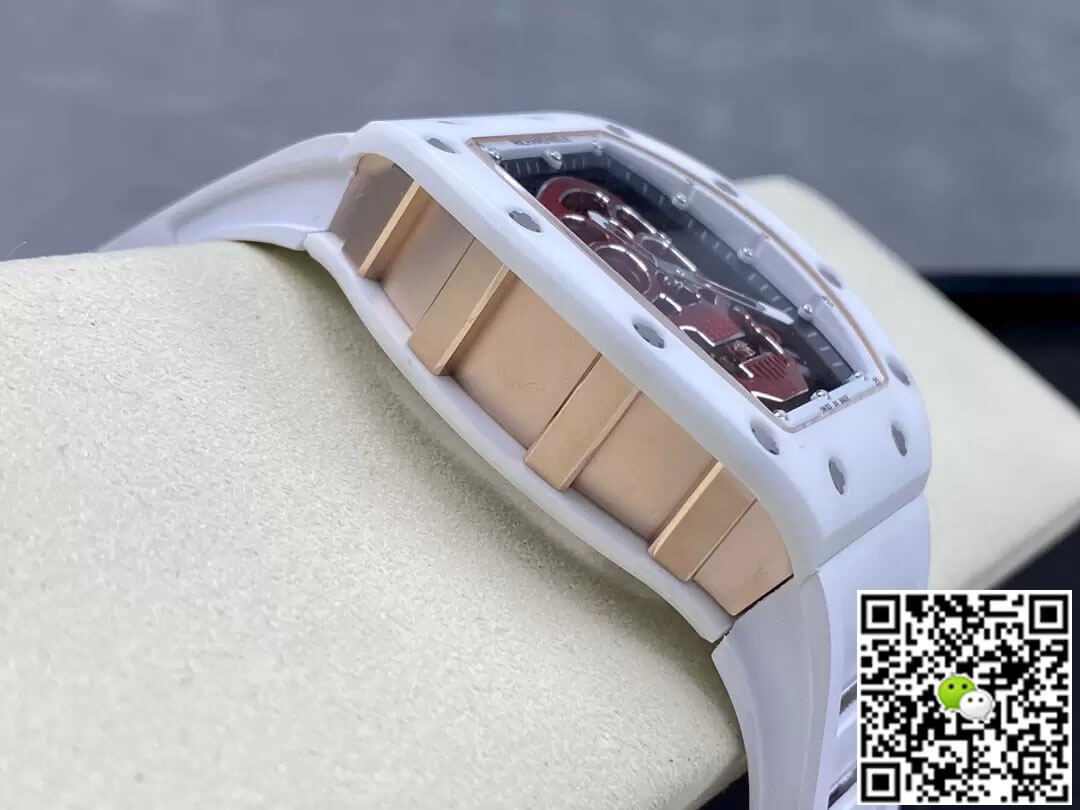 Richard Mille Replica RM52-01 1:1 Best Edition YS Factory Tourbillon Ceramic Case Rubber Strap
