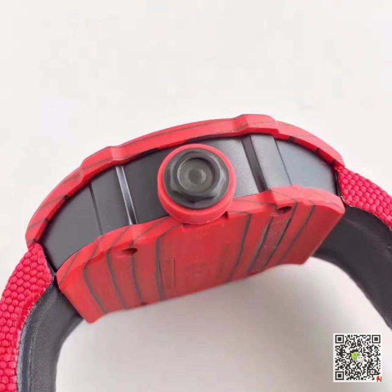 Replica Richard Mille RM27-03 KV Factory 1:1 Best Edition Swiss ETA9015 Red Forged Carbon