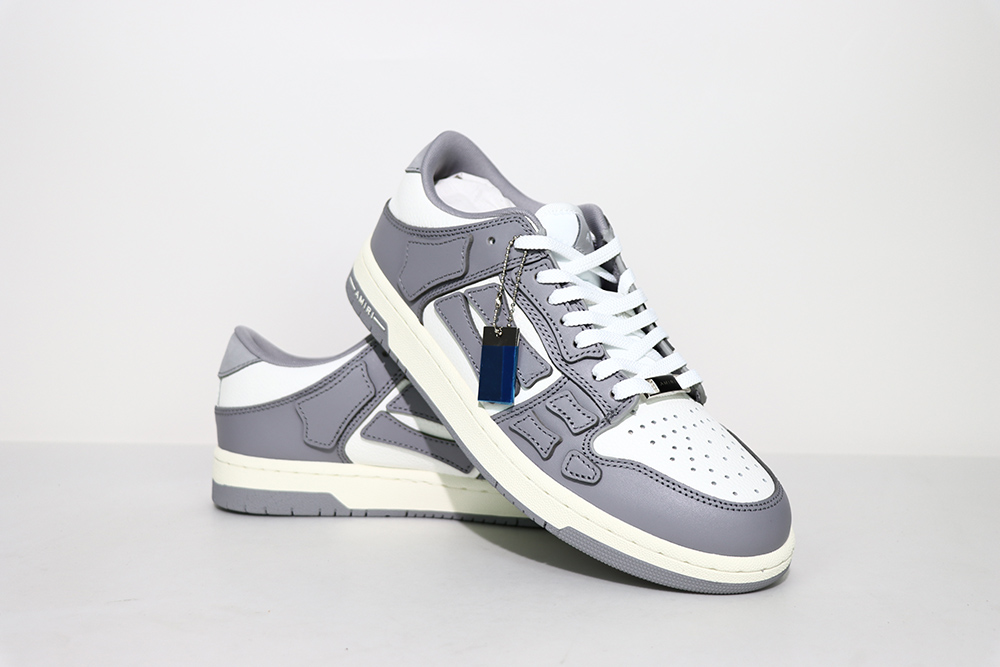 Amiri Skel Top Low   White Gray  2021