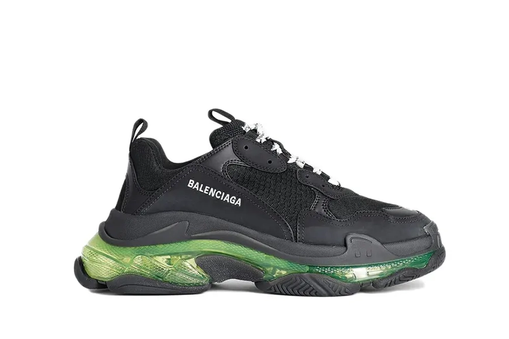 Ba1en*iaga TRIPLE S TRAINER BLACK GREEN REPLICA