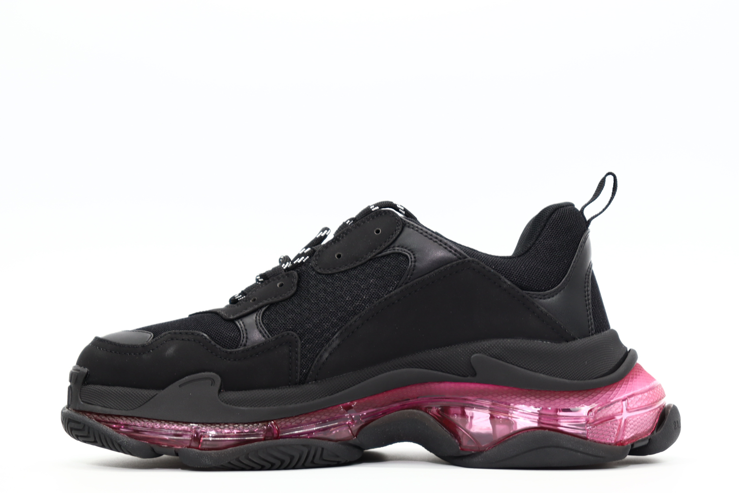 Ba1en*iaga Triple S   Black purple Replica