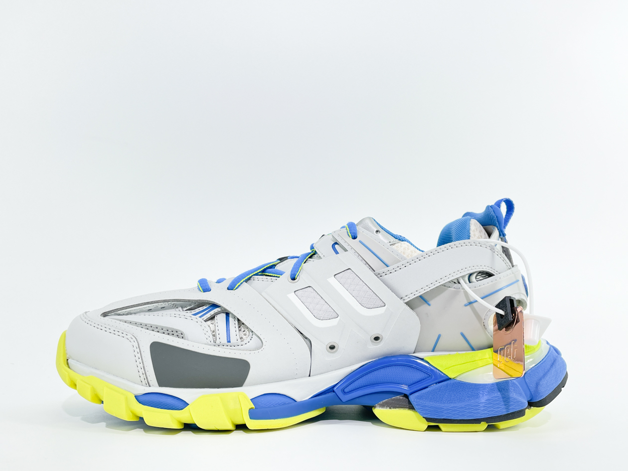 Ba1en*iaga TRACK SNEAKER  GREY BLUE  REPLICA