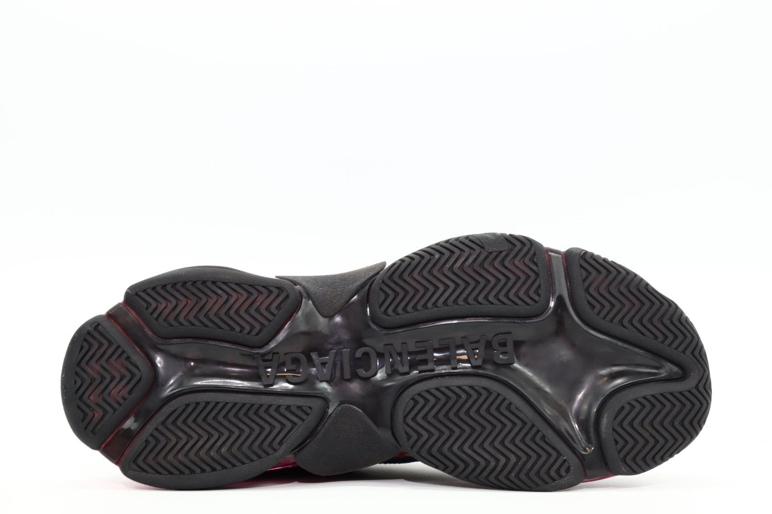 Ba1en*iaga Triple S   Black purple Replica