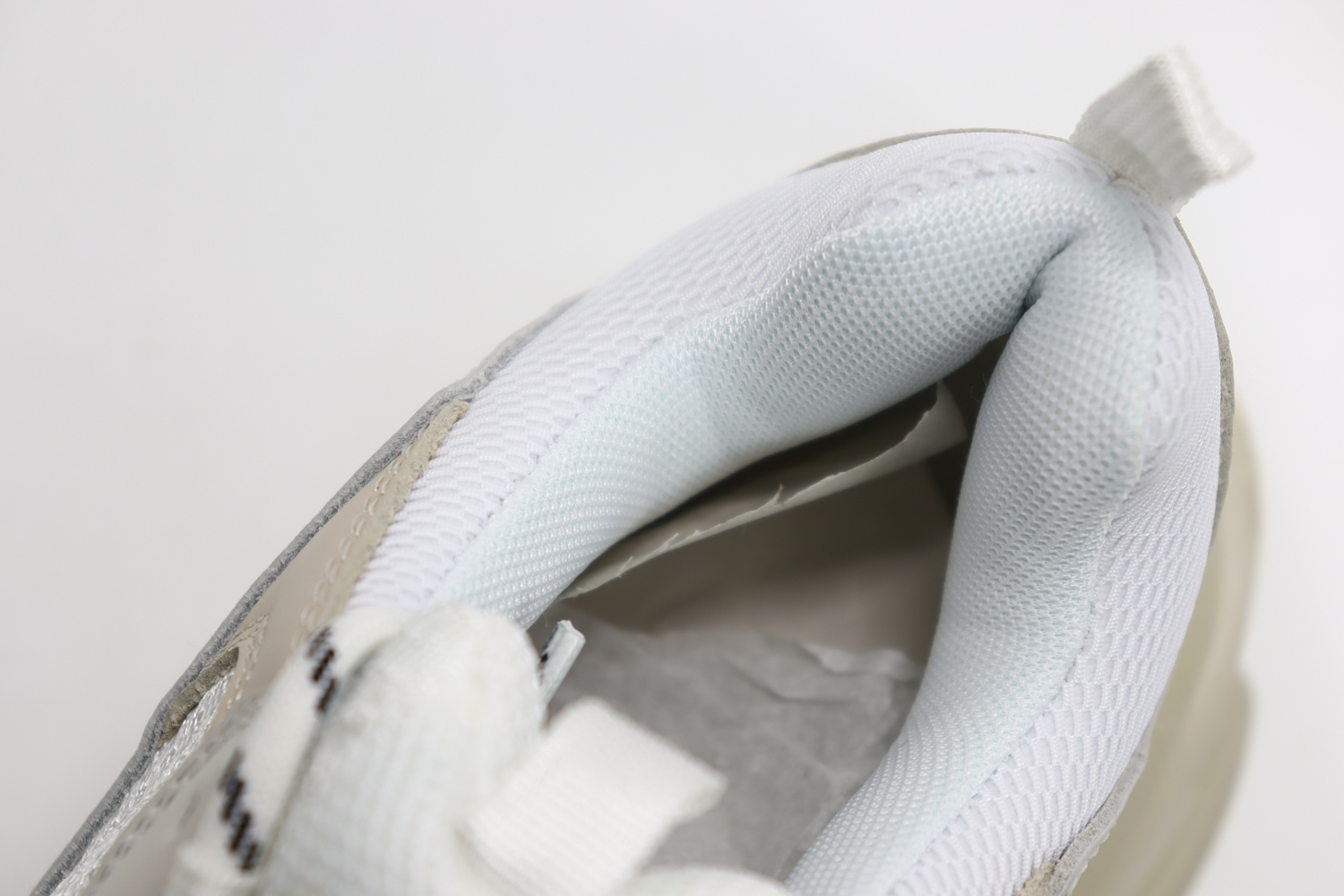 Ba1en*iaga TRIPLE S CLEAR SOLE SNEAKER WHITE REPLICA