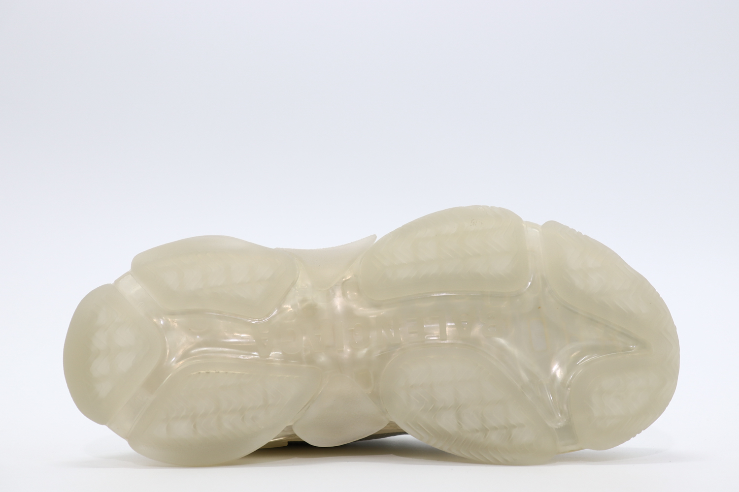 Ba1en*iaga TRIPLE S CLEAR SOLE SNEAKER WHITE REPLICA