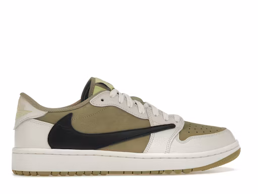 Jordan Reps 1 Retro Low Golf Travis Scott Neutral Olive
