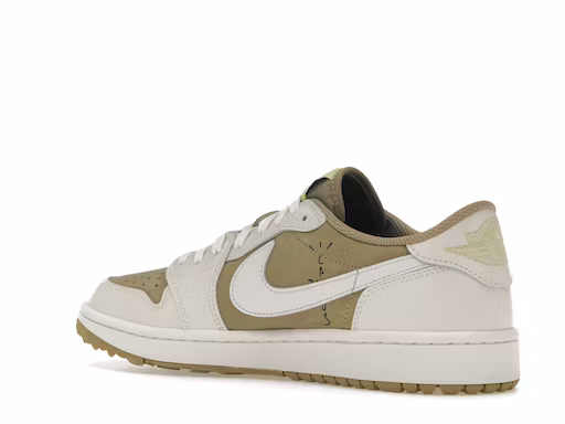 Jordan Reps 1 Retro Low Golf Travis Scott Neutral Olive