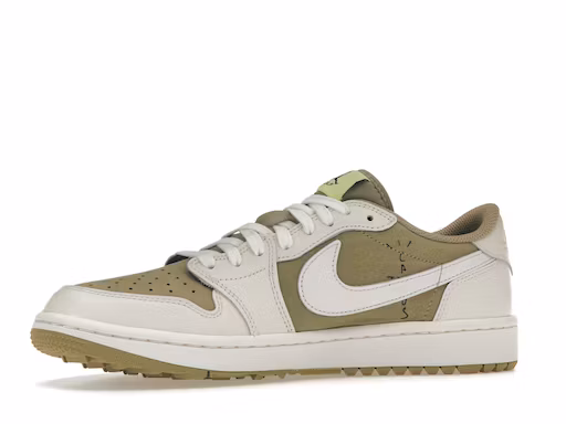 Jordan Reps 1 Retro Low Golf Travis Scott Neutral Olive