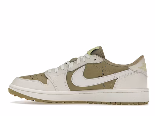 Jordan Reps 1 Retro Low Golf Travis Scott Neutral Olive