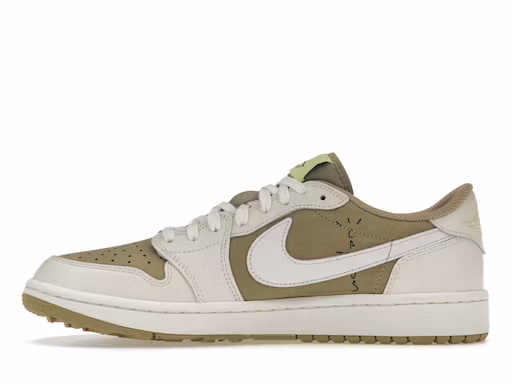 Jordan Reps 1 Retro Low Golf Travis Scott Neutral Olive