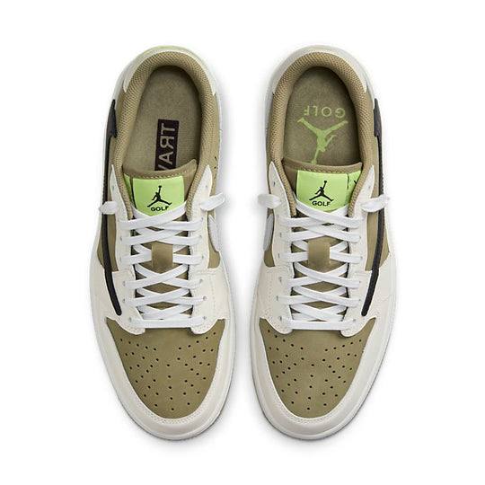 Jordan Reps 1 Retro Low Golf Travis Scott Neutral Olive