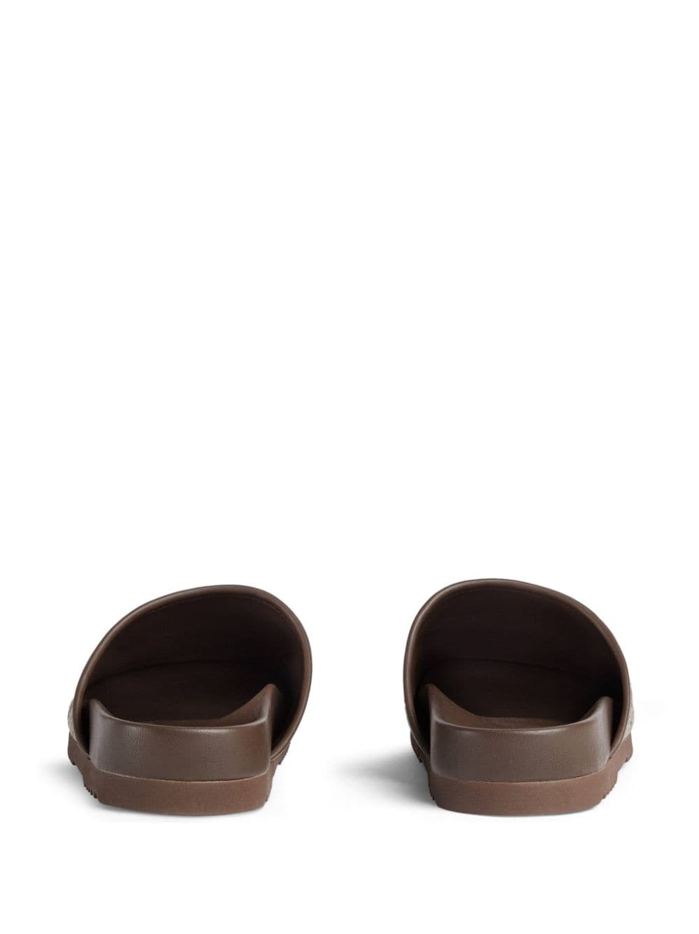 Gvc*1 Horsebit Bag Dupe GG-canvas horsebit-detail slippers - Cola