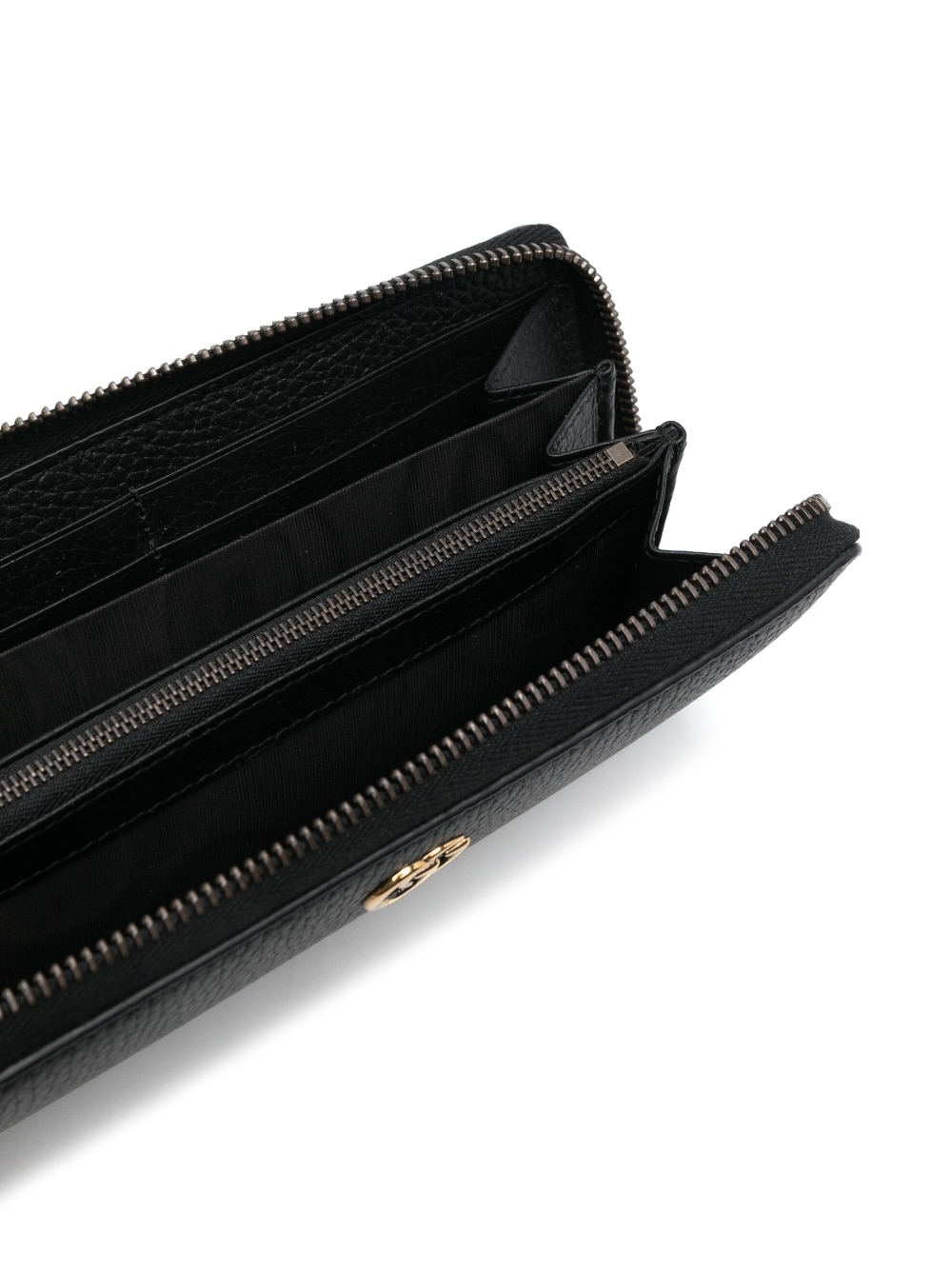 Gvc*1 calf-leather zip-fastening wallet - Cola