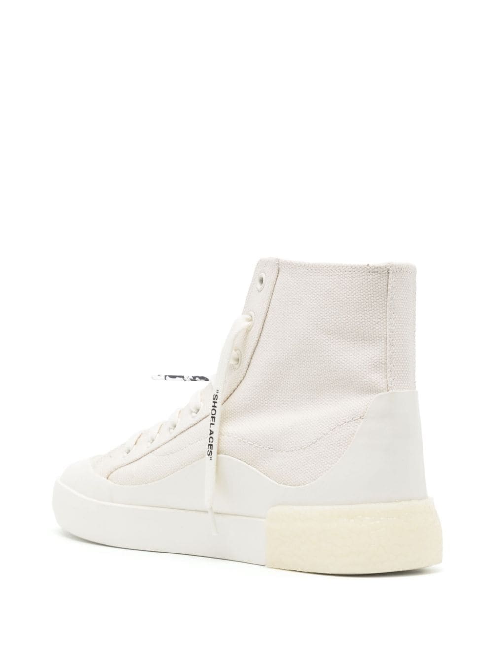 Off White Reps high-top canvas sneakers - Cola