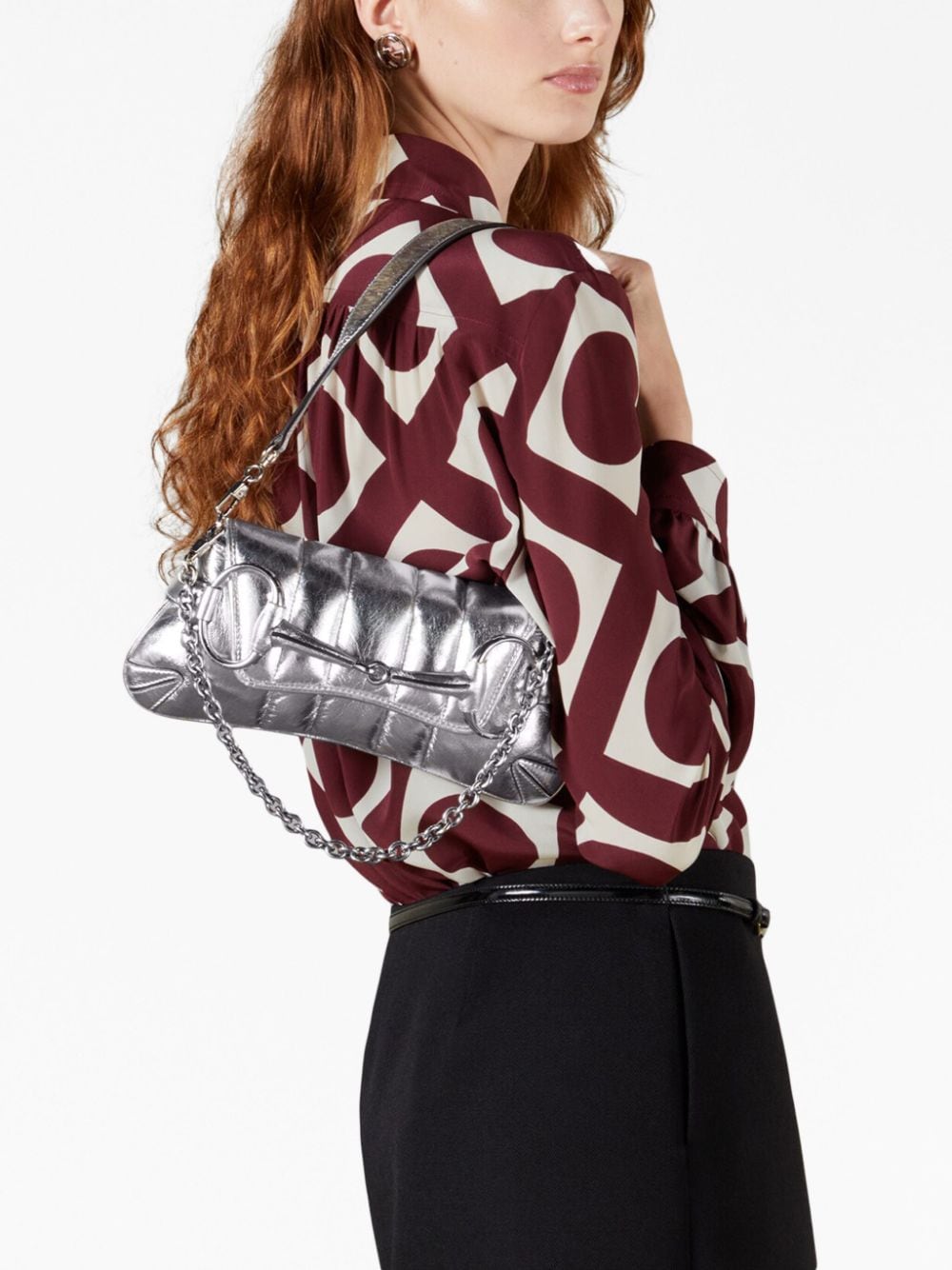 Gvc*1 Horsebit Bag Dupe small Horsebit Chain leather