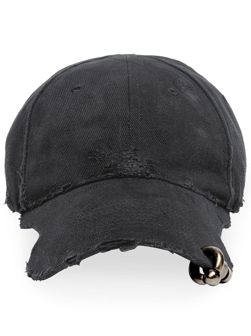 Ba1en*iaga Piercing distressed cap