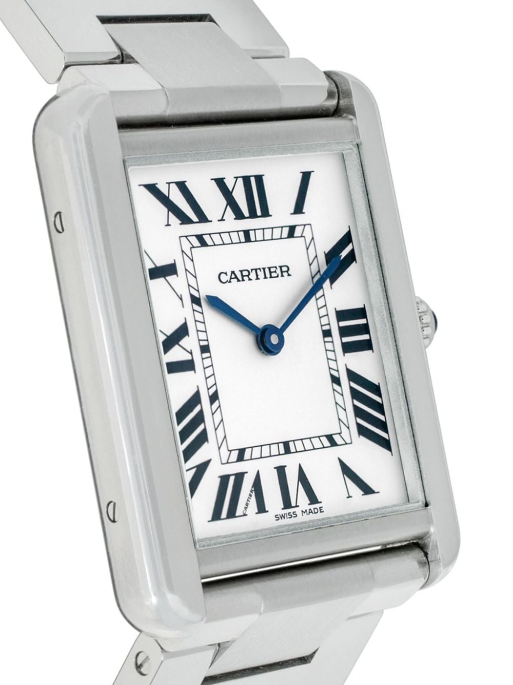 Ca*t1er Replica Tank Solo W5200028 ZF Factory 1:1 Best Edition Swiss ETA9015 White Dial