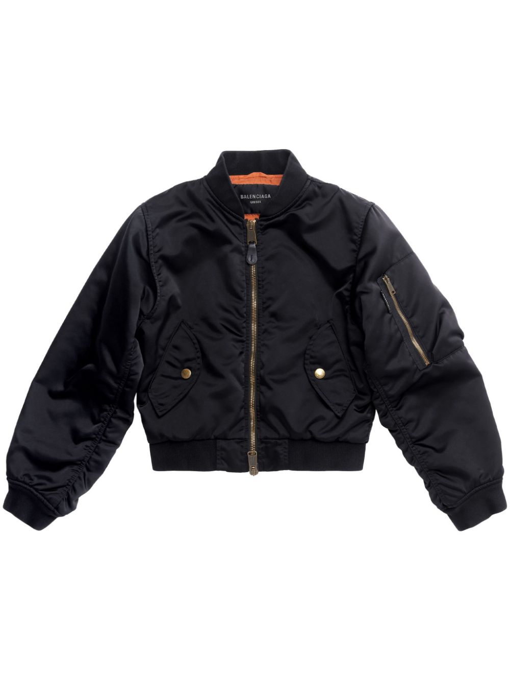 Ba1en*iaga Dupes pleated bomber jacket