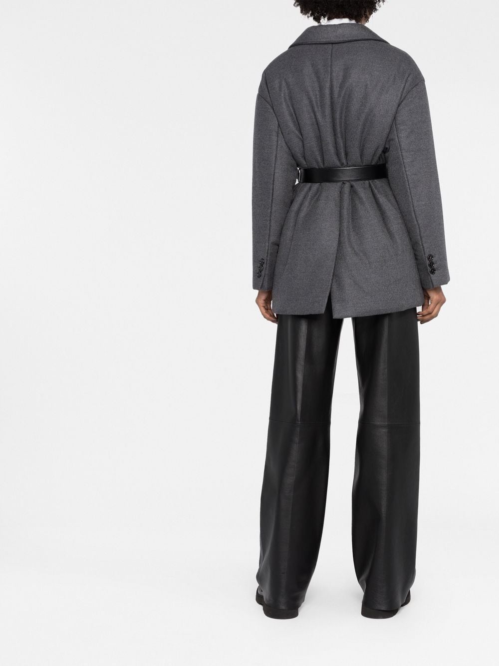 Pra*a belted single-breasted blazer