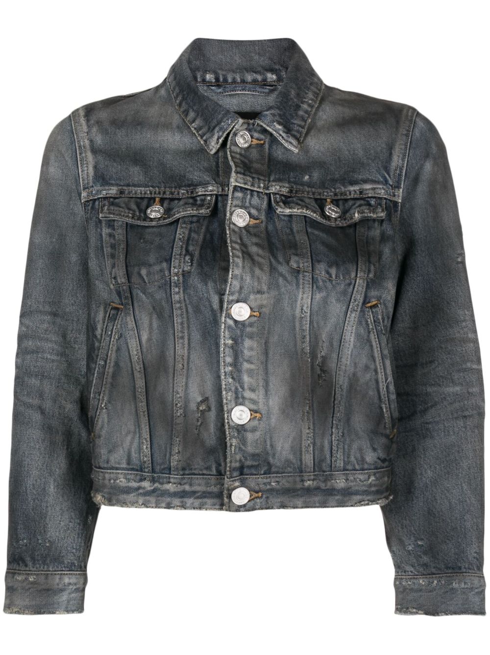 Ba1en*iaga Dupes cropped denim jacket
